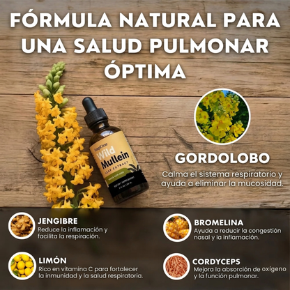 Detox pulmonar 3 en 1 (mocos, toxinas y vías respiratorias)