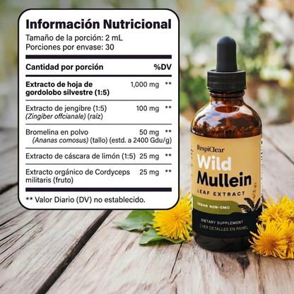 Detox pulmonar 3 en 1 (mocos, toxinas y vías respiratorias)